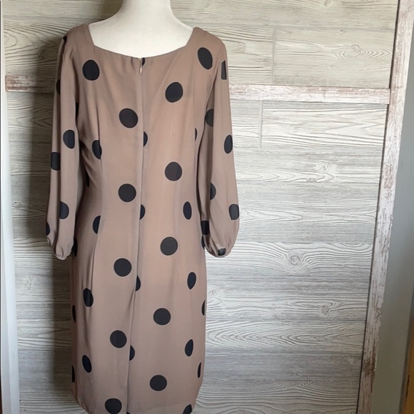 Amanda Uprichard polka dot Walsh dress small brown - Picture 9 of 15
